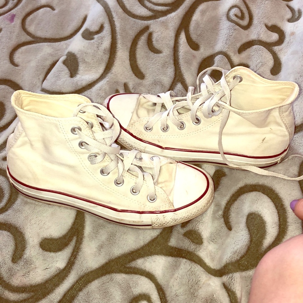 Used white converse